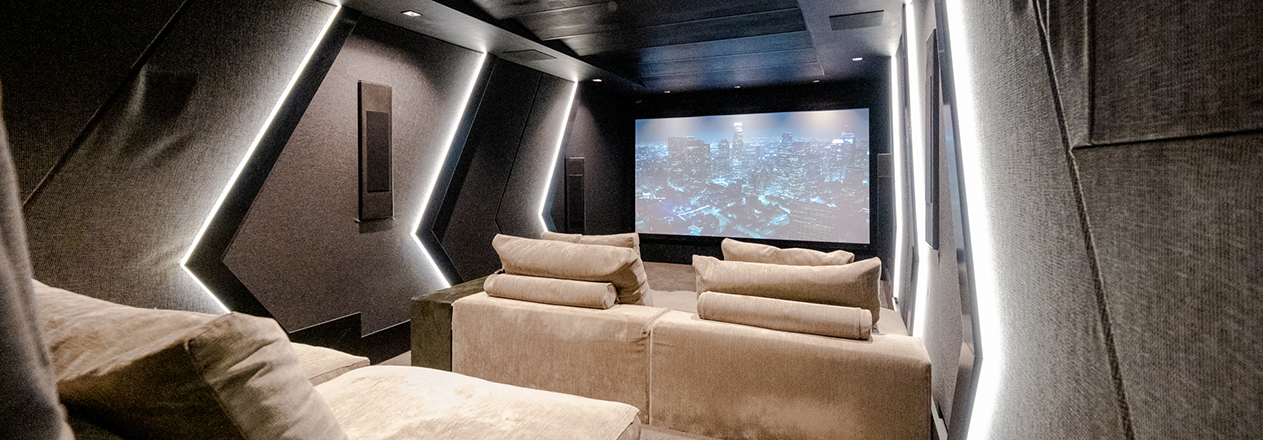 Mirror Edge Networks private cinema installation in Camps Bay